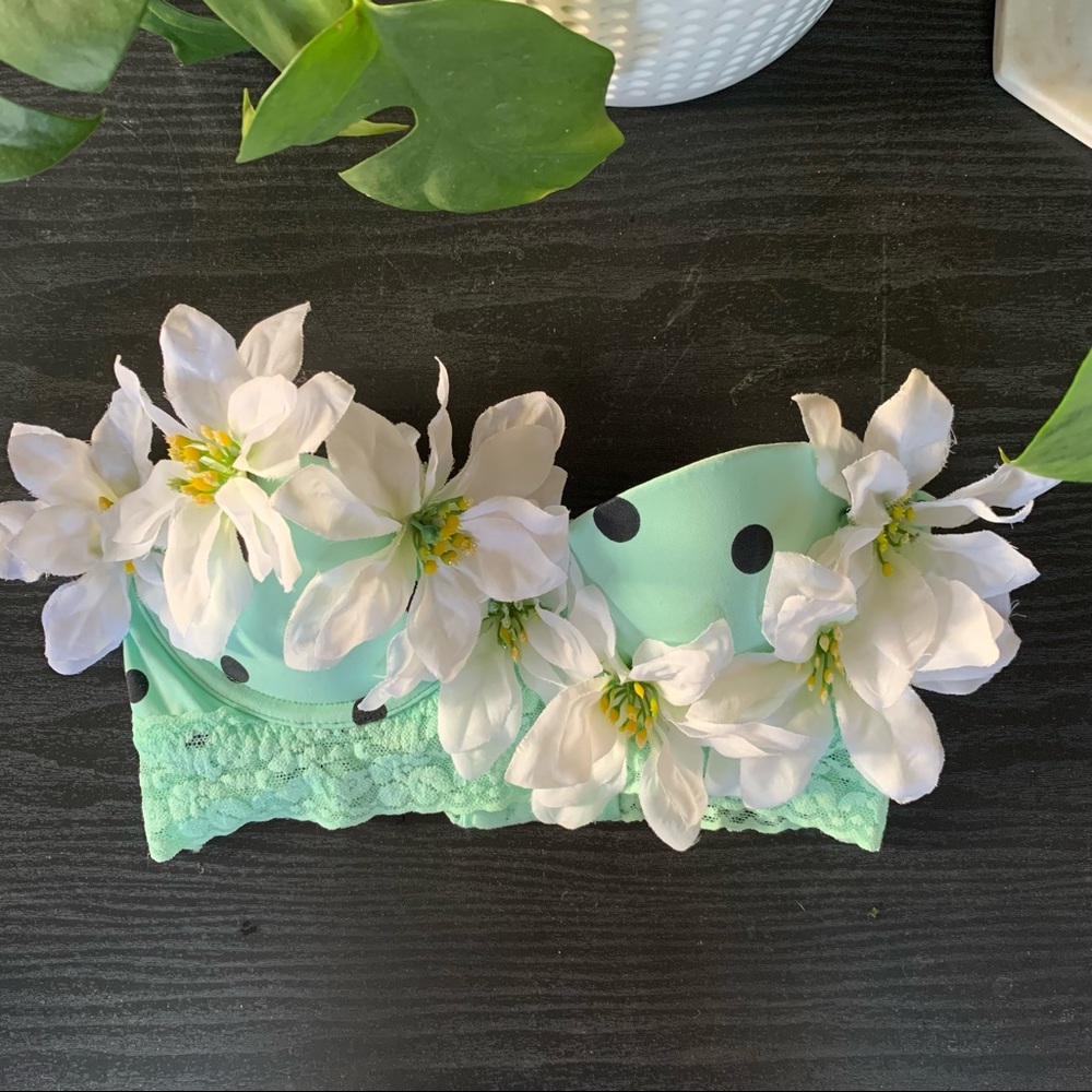 Strapless Festival/Rave Daisy Bra Top